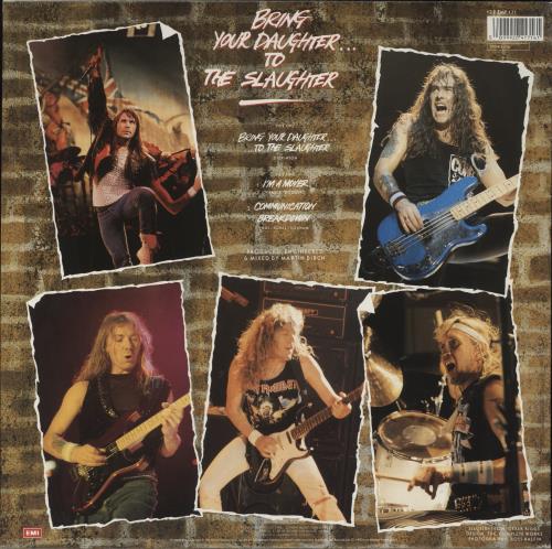 Iron Maiden Bring Your Daughter To The Slaughter + Calendar UK 12